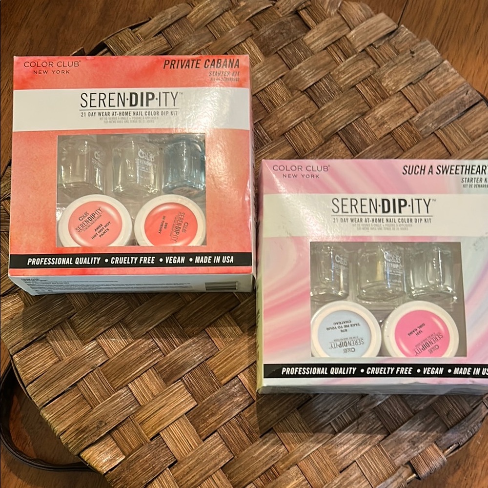 Seren-Dip-ity Nail Gel Duo - Private Cabana & Such a Sweetheart - Brand new!